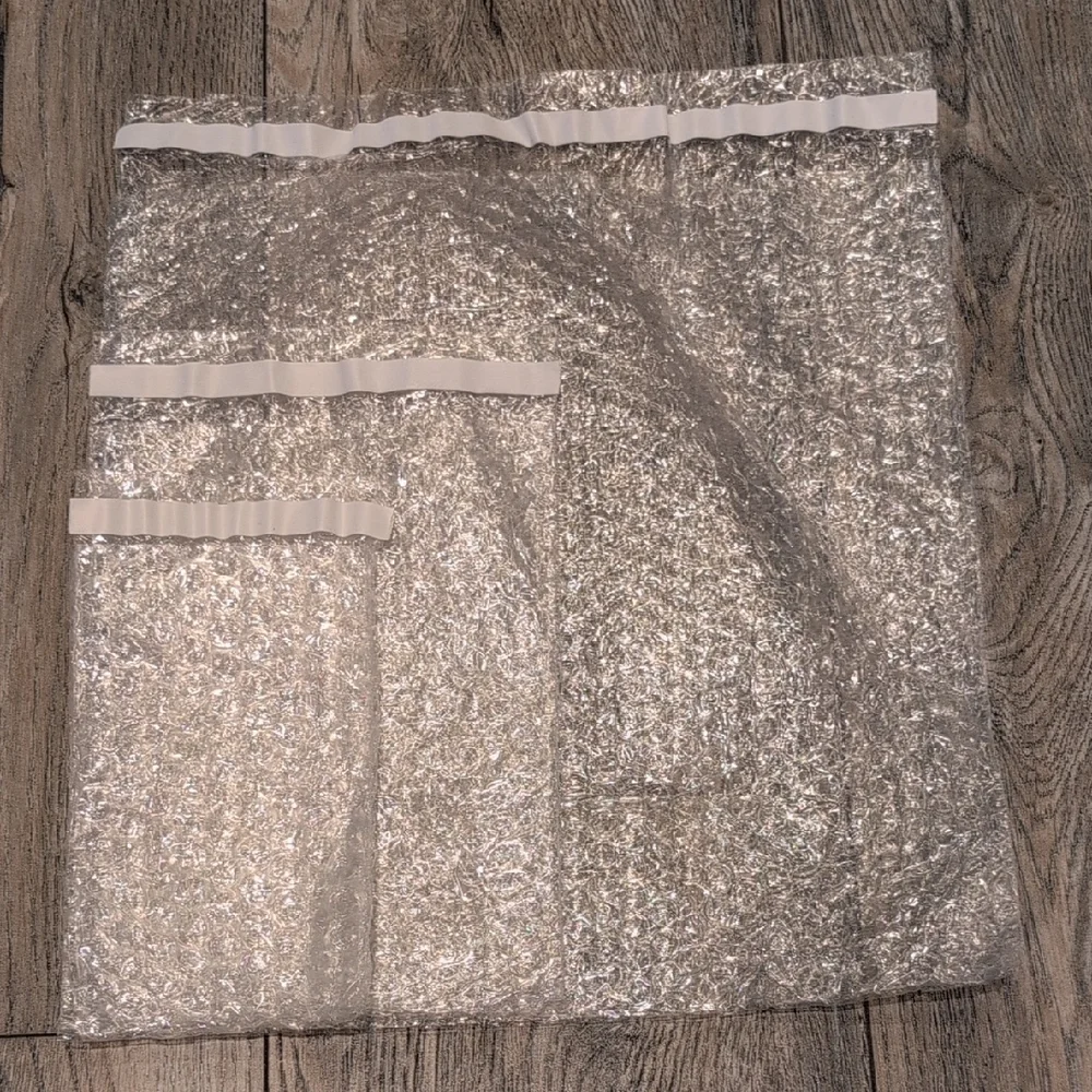 15 Bubble Wrap Bags Bundle 3 Sizes Self Sealing 5 of Each Size